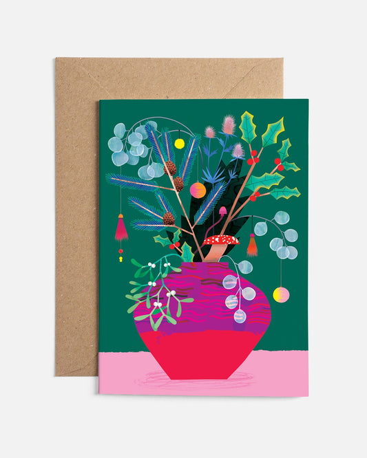 Christmas Vase  | Card