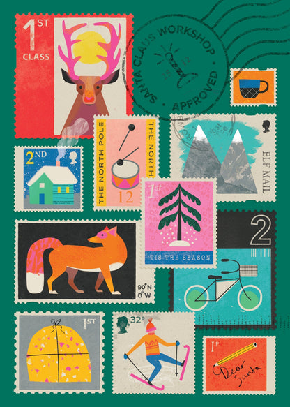 Christmas Stamps  | Card